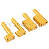 HSP 94188 spare parts-122203 122003 102003 (02046 02047)-03 Upgrade Aluminum Radio Tray Mount-Golden,Upgrade HSP 94188 RC Car Truck Parts,Upgrade HSP 1:10 RC Truck Spare parts Accessories,HSP 94188 Upgrade Parts